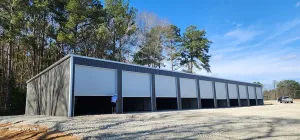 storage units built by Star Buildings and Carports